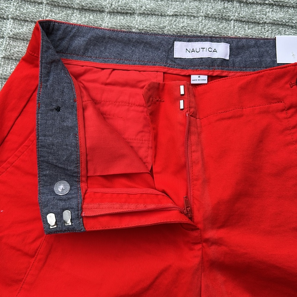 Nautica Orange High Waist Shorts - Picture 8 of 14